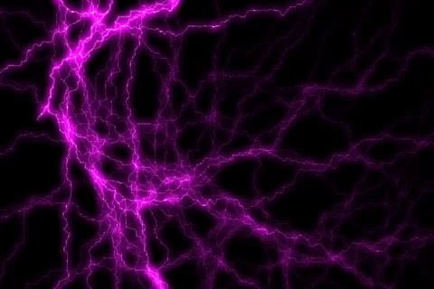 Purple Neural Activity Stock Footage 65328