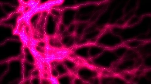 Purple Neural Brain Activity Stock Footage 64334