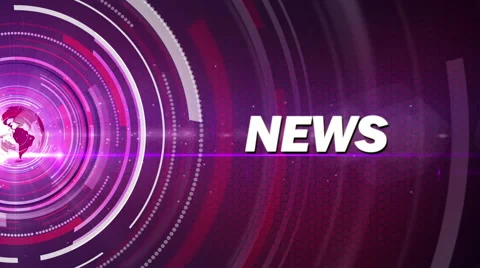 Purple news generic Stock Footage 39966959