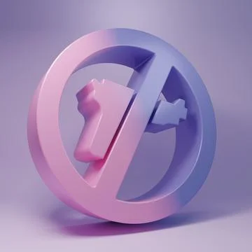 Purple No war icon isolated on purple background. The peace symbol. Minimal.. Stock Illustration