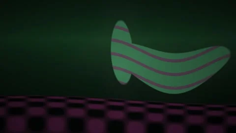Purple object on checkered surface. Stock Footage 337517318