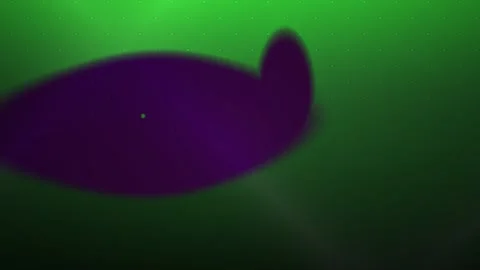 Purple object on green background. Stock Footage 340040903