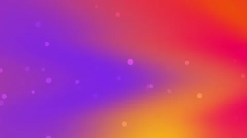 Purple to orange gradient background features scattered translucent circles. Stock Footage 302274151