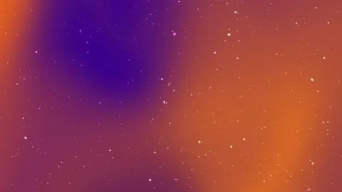 Purple orange gradient background features scattered tiny bright dots Stock Illustration