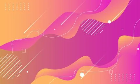 Purple orange gradient fluid background. Stock Illustration