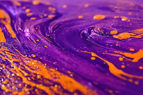 Purple orange paint Stock Illustration