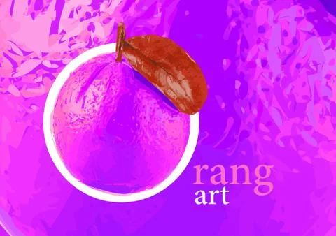 Purple Orange  Stock Photos