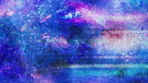 Purple Outer Space Nebula Spewing Magical Dust Particles Stock Footage 112953193