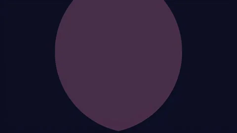 Purple oval shape expanding and contracting, modern graphic background, motion 스톡 동영상 342360613