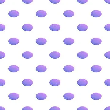 Purple oval soap bar repeating seamless pattern Stock Illustration