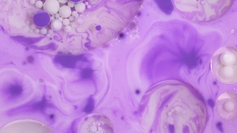 Purple paint and bubble in motion, abstract background, 4K Stock Footage 278148813