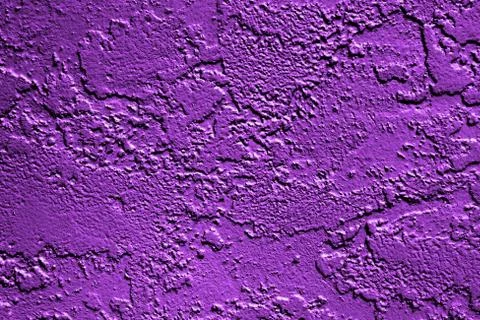 Purple Paint Wall Background Texture for Spooky Halloween or Mardi Gras Foto stock