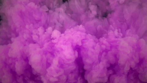 Purple Paint In Water Stock Footage 94370196
