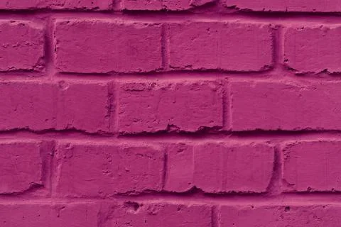 Purple painted brick wall texture bg Stock Photos