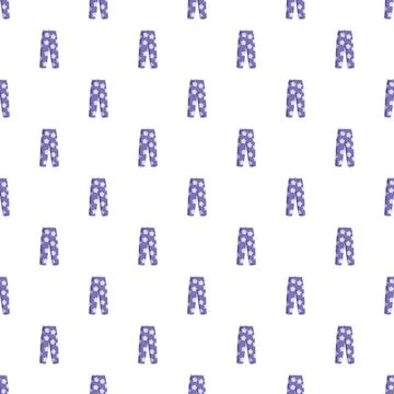 Purple pajamas with stars repeating pattern background Illustrazione stock