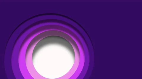 Purple paper cut waves pattern on white gradient Video stock 237578424