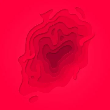 Purple papercut multi layer pattern background Illustrazione stock