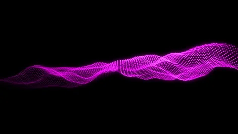 Purple particle Stock Footage 85972998