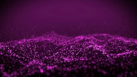Purple Particle Wave 動画素材 99820467
