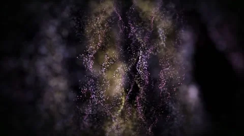 Purple Particle Waves Stock After Effects