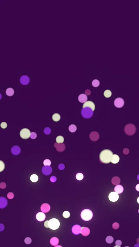 Purple Particles Background With Bokeh Effect Animation. 動画素材 289353301