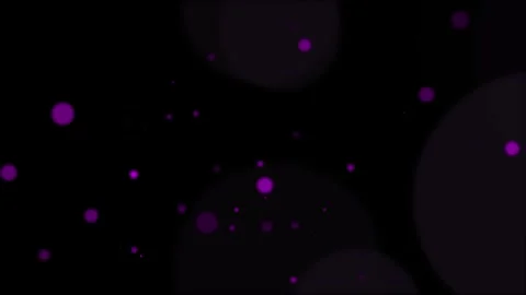 Purple particles on black background. Stock Footage 333520404