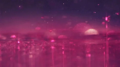 Purple particles falling Stock Footage 88331780