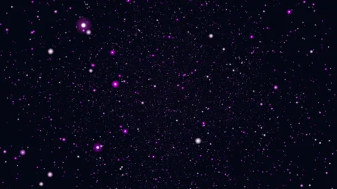 Purple particles flying through deep space tunnel, abstract cosmic starfield 스톡 동영상 334139638