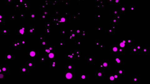 PURPLE particles glowing on the black background. Black background with light Stock Footage 218575859