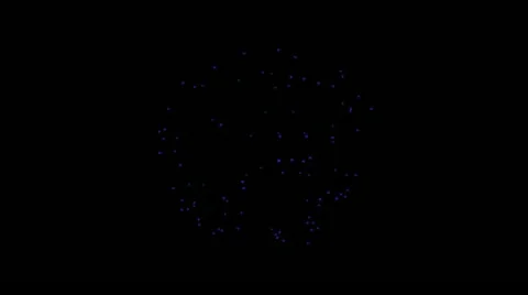 Purple particles swirling in space with dynamics applied. Stock Footage 10919636