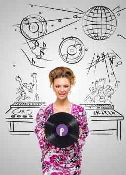 Purple party. Stock Photos