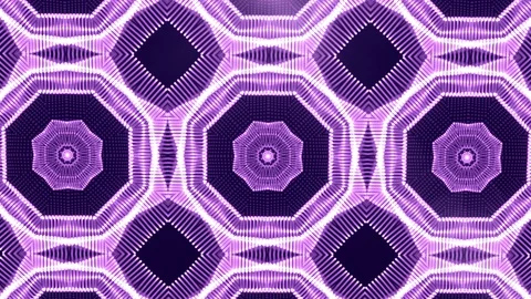 Purple pattern background seamless animation of particle. Version 2. Video stock 88858075