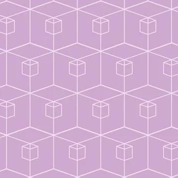 Purple pattern cubes background vector design Illustrazione stock