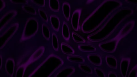 Purple Pattern of Glowing Organic Fluid Shapes Morphing in Dark Motion Back.. Stock Footage 345373752