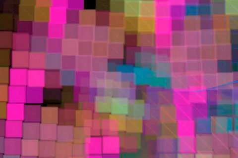 Purple pattern square, abstract modern background with fractal shapes for web 스톡 일러스트