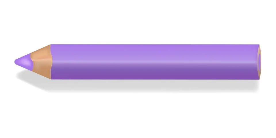 Purple pencil Stock Illustration