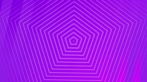 Purple Pentagonal Lines Pattern Background Loop. Stock Footage 286430462