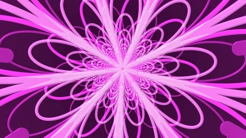 Purple Petals Rotation Stock Footage 100481360