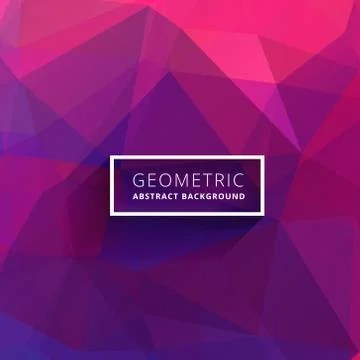 Purple pink abstract triangle background Illustrazione stock