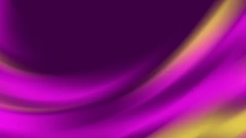 Purple pink blend. Soft flow gradient, abstract background. Light yellow curves 库存影片 304409186