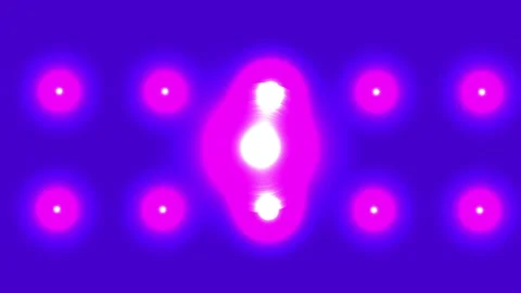 Purple Pink Dots Ring White Central Light Pattern Stock Footage 336837773
