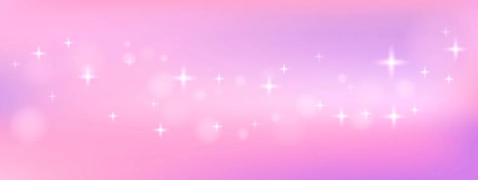 Purple pink gradient abstract background with dreamy sparkle bokeh. Glitter イラスト素材