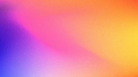 Purple Pink Orange Abstract Gradient Background with Grain Noise Texture Stock Illustration