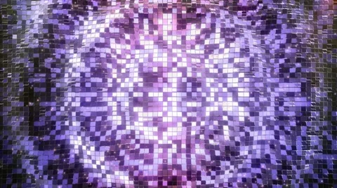Purple-Pink square blocks background waves animation. Seamless loop. 库存影片 68762575