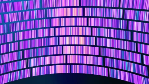 Purple pink stripes. distorted space. background animation Stock Footage 277869596