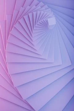 Purple pink vortex gradient abstract geometric background, pattern. Lavender  Illustrazione stock
