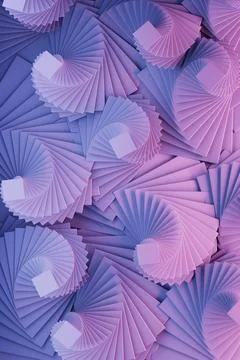 Purple pink vortexes pattern, gradient abstract geometric background. Pastel  イラスト素材