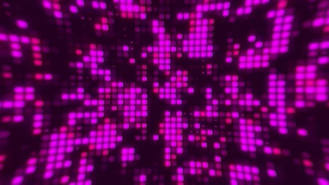 Purple pixelated digital background animation. Stock Footage 332106492