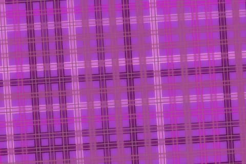 Purple plaid fabric pattern with intersecting lines Stock Photos
