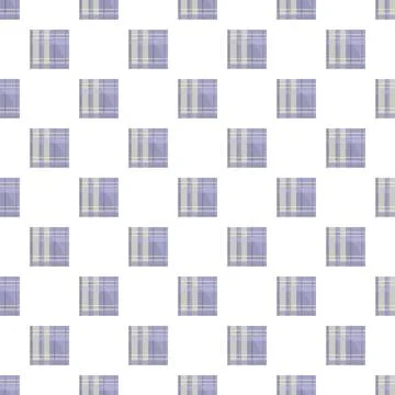 Purple plaid geometric pattern creating seamless background design Stock Illustration